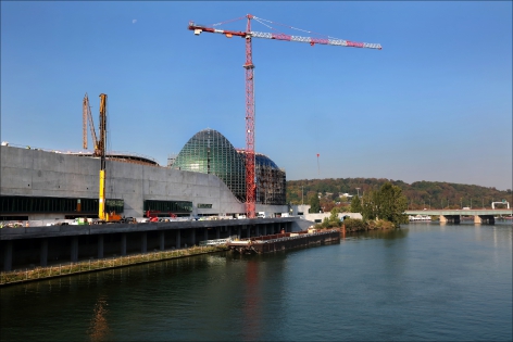  Ile Seguin, chantier de la Seine Musicale, IX-2016