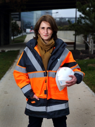  Florence, conductrice de travaux, Route Départementale 19, Val de Marne